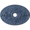 Ekena Millwork Alexa Medallion (Canopies up to 5 5/8"), 30 3/4"W x 21 1/4"H x 3 7/8"ID x 1 5/8"P, Americana Crackle CM21X30ALAMC - alternate 1